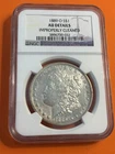 1889 O Morgan Silver Dollar NGC Graded AU Details Cleaned  Key Date!