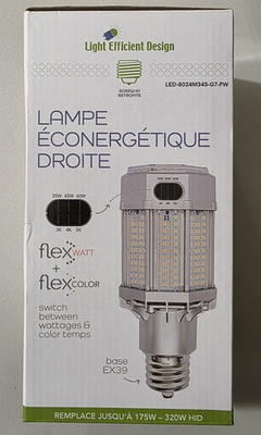 #ad #ad LIGHT EFFICIENT DESIGN LED 8024M345 G7 FW EX39 BASE 35 45 60W FLEX WATT COLOR $50.00