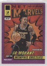 2021-22 Panini Donruss Net Marvels Press Proof Purple Ja Morant #15 14ii