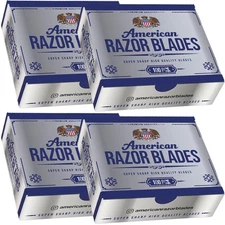 American Razor Blades from The Shave Factory - Single Edge (4) 