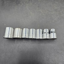Vintage Craftsman-v- & =v= Socket Lot Of 7 Sh...
