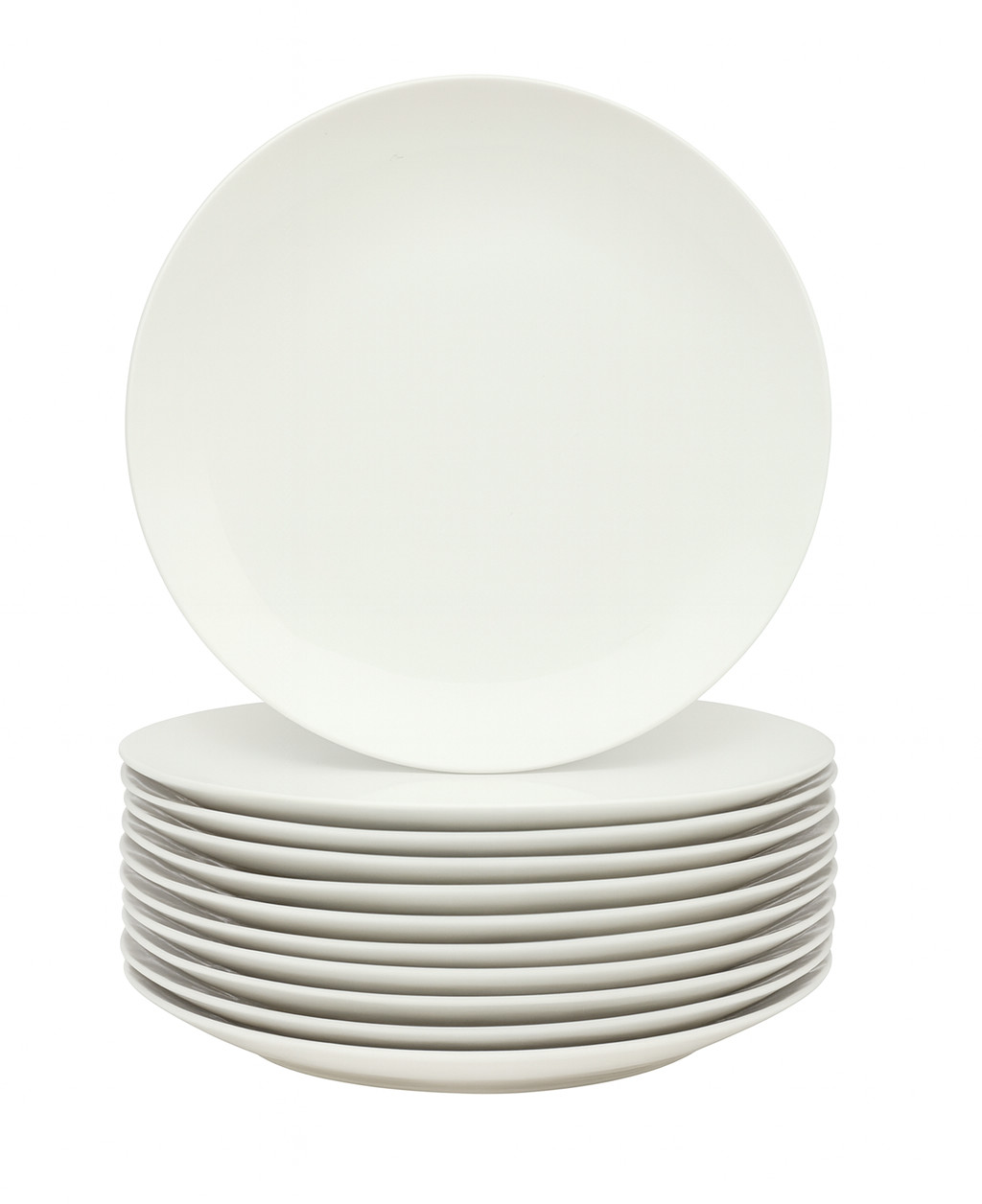 Tabletops Gallery White Catering Dinnerware Collection-- Dinner Plate set of 10