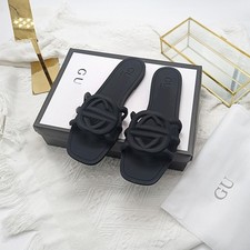 WOMENS LADIES FLATFORM SUMMER STRAP SLIDERS SHOES SIZE SLIP ON SANDALS FASHION..