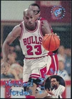 1995-96 TOPPS STADIUM CLUB MICHAEL JORDAN SPIKE SAYS INSERT CARD #SS1