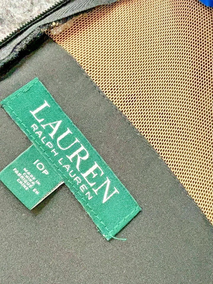 Lauren Ralph Lauren Women's Black Lace Sheath Dress 3/4 Balloon Sleeves Size 10P - Image 3 of 4