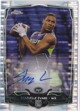 2014 Shaquelle Evans Topps Chrome Pulsar Refractor  Auto  RC 6/15 #132 (A6102)