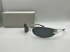 Vintage Christian Dior J'Adore 2 YB7VU Silver Grey Polarized Sunglasses Y2K Rare