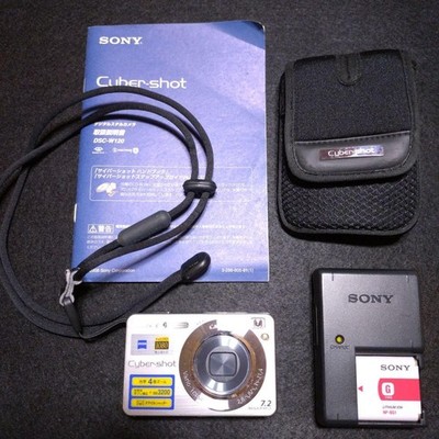 Sony Cyber-shot DSC-W120 7.2MP Compact Digital Camera with Zeiss Lens