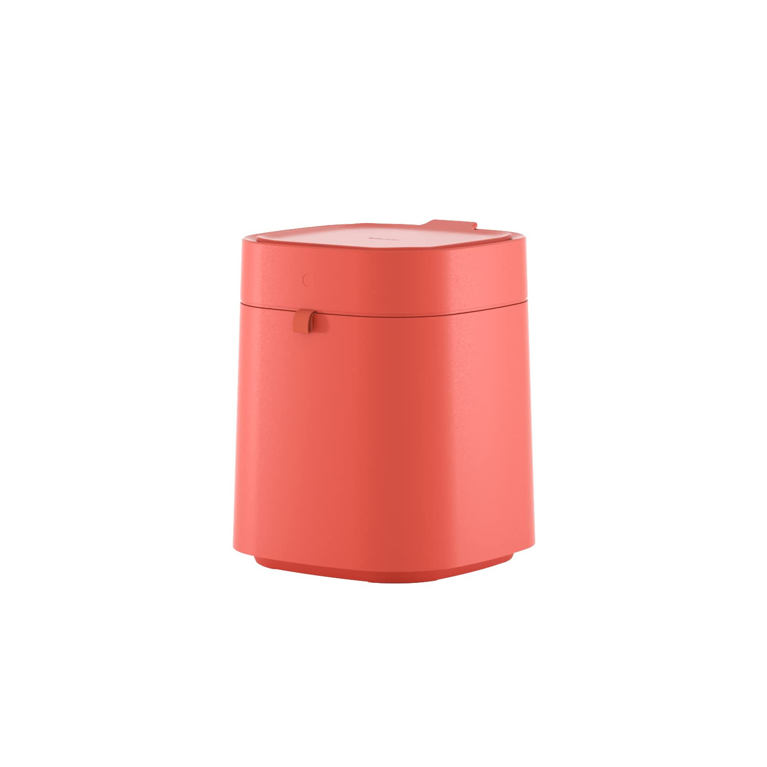 T Air X Orange Self Sealing Trash Can, 3.5 Gallon Automatic Garbage Can with ...