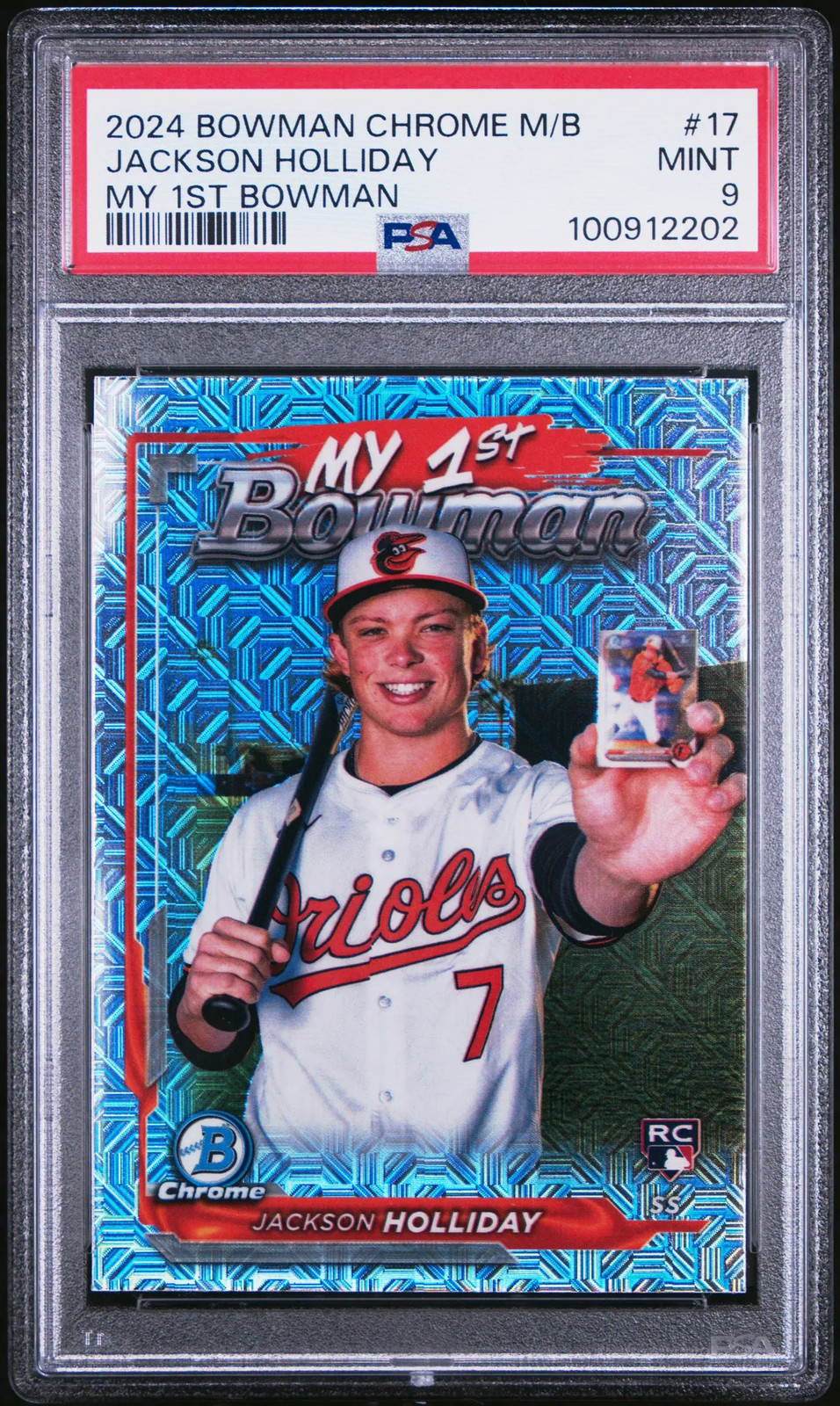 2024 Bowman Chrome Mega Box My 1st Bowman Jackson Holliday Rookie PSA 9 MINT