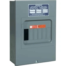 Homeline 100 Amp 6-Space 12-Circuit Indoor Surface Mount Main Lug Load Center