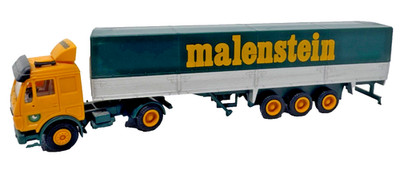 herpa H0 Mercedes NG Sattelzug grün/gelb ''Malenstein ede'' - HO H0 1:87