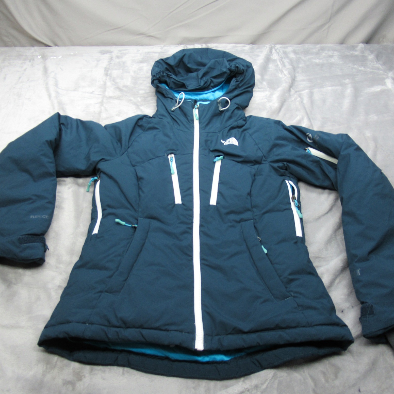 The North Face Down Jacket Women XS Blue Summit Series Waterproof Insulated Ski