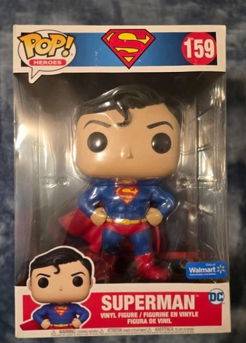 Funko Pop! Vinyl: Jumbo 10 in: DC Universe - Superman  #159 - Walmart Exclusive