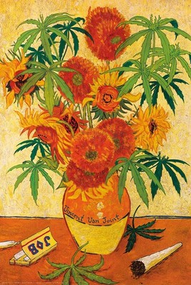 Poster Studio B - Vincent Van Joint Flower Oil Painting 24x36'' NEW Wall Art