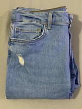 FOREVER 21 STRETCH/STRAIGHT LEG/ DISTRESS JEANS/PANTS WOMEN ADULT SIZE/29