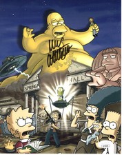 Dan Castellaneta signed 8x10 Photo Homer Simpson - The Simpsons Movie