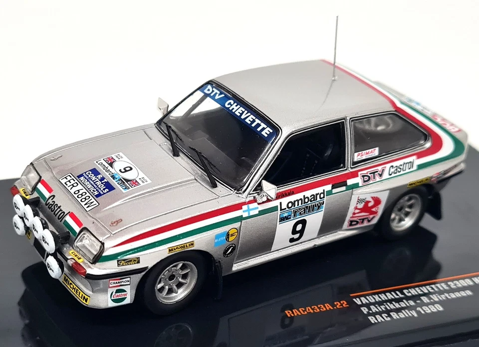 Ixo 1/43 Vauxhall Chevette 2300 HSR #9 RAC Rally 1980 压铸比例模型汽车 — 第 4/4 张图片