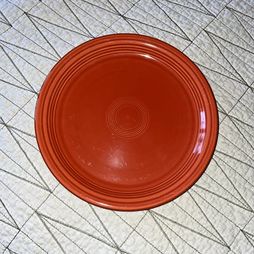 Homer Laughlin 9” POPPY FIESTAWARE  Plate LEAD FREE