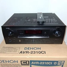 Denon Home Theater AV Receiver System Audio VIDEO AVR-2311CI Surround Sound TV