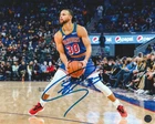 Stephen Curry Autographed Golden State Warriors 8x10 Photo with COA-Hologram