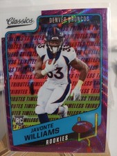 2021 Classics - Rookies Javonte Williams #165 Timeless Tributes Purple /50 (RC)