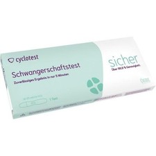 2x CYCLOTEST Schwangerschaftstest 25 mlU/ml Urin 1 ST