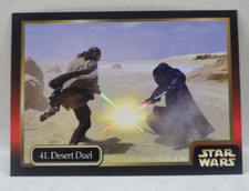 1999 Ikon Australia  STAR WARS Episode 1  Trading Card #41  Desert Duel