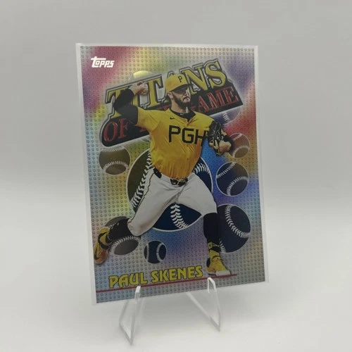 Paul Skenes RARE HOLO FOIL REFRACTOR TOPPS  INVESTMENT CARD PIRATES MINT