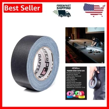 Multipurpose Black Gaffer Tape, 2" x 30 Yards - Heavy Duty, UV Resistant