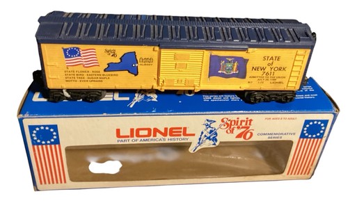 Lionel 6-7611 calibre O modelo ferrocarril espíritu de 76 vagón de carga de Nueva York con caja | Zustand: Used