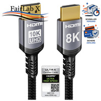 Hdmi 2.1 Kabel 5M 48Gbps High Speed 10K 8K 4K FüR Fernseher Und Monitor