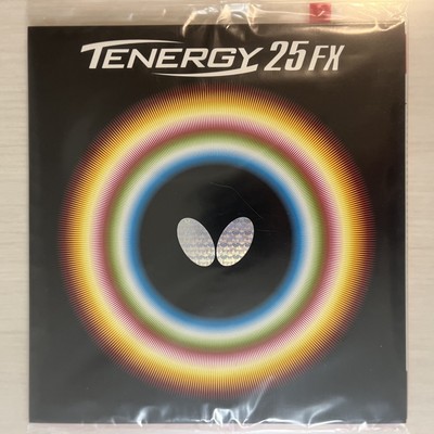 Butterfly Tenergy 25 FX Red 1.9 mm Thick A 05910 Table Tennis Rubber