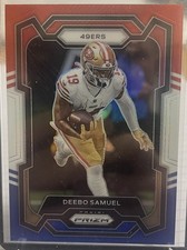 2023 Panini Prizm Deebo Samuel Red White and Blue #268 49ers Commanders