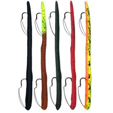 10" Pre-Rigged Weedless Swim – Twister Tail Soft Plastic Bass Fishing Lure, M...