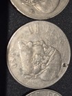3 MEXICO 1970, 1980, 1982 UN PESOS World Foreign Mexican COINs — photo 2