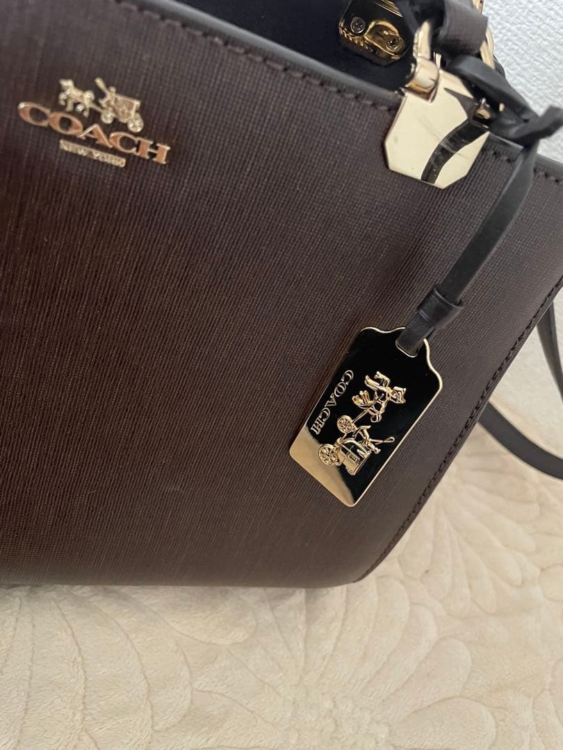 Good Condition COACH Leopard Pattern Shoulder Bag… - image 5