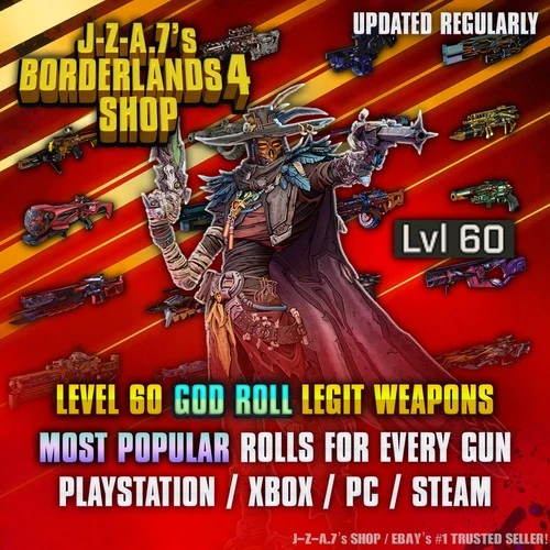 Borderlands 4✨LEGENDARY PEARLESCENT LVL 60 BL4 GUNS, WEAPONS, GEAR ✅PC-PS-XBOX✨