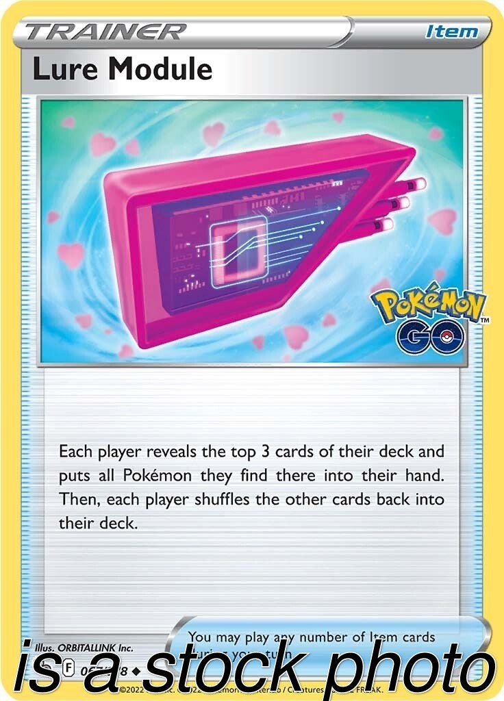 Lure Module 067/078 Pokemon GO Reverse Holofoil Pokemon (NM)