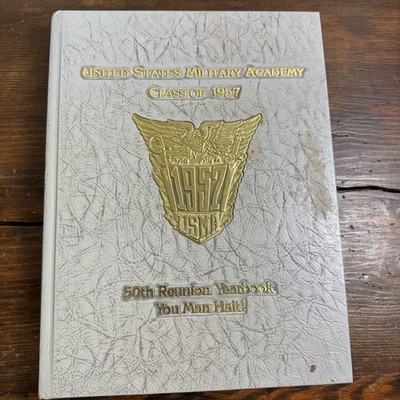 USMA Class Of 1957 50th Reunion Yearbook You Man Halt! 2007 Faux Leather HC