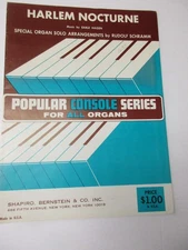 Earle Hagen Harlem Nocturne for Organ Sheet Music Arranged by Rudolf Schramm