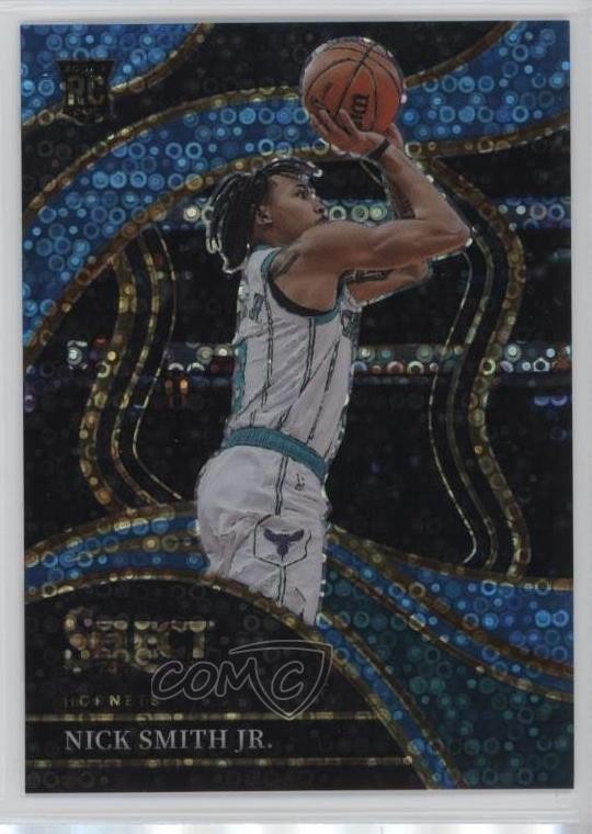 2023-24 Panini Select Courtside Light Blue Disco Prizm 48/99 Nick Smith Jr 19fe
