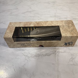 FEATHER PEN SET with Tips, Nibs & Ink Schreibfeder Calligraphy Feather Pen Set