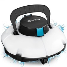 WYBOT Cordless Robotic Pool Cleaner with Dual-Layer Filtration, 80-Min Runtime,