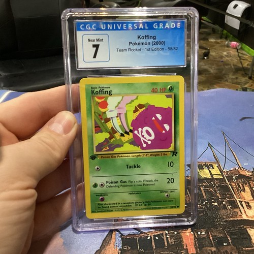 Koffing (1st Edition) graded PSA 7 for sale on eBay