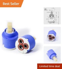 Versatile Kerox K35A Faucet Cartridge - 35mm Replacement for Hot/Cold Control