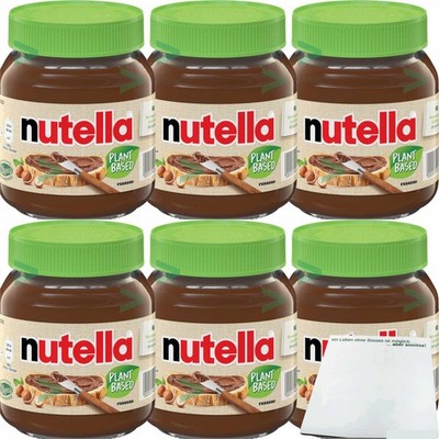 nutella plant based vegan 6er Pack 6x350g Glas usy Block