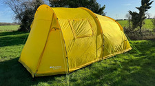 Eurohike Sendero 4 Family Camping Tent 4 Man Waterproof Tunnel Tent Yellow