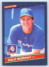 1986 Leaf #60 Canadian Dale Murphy