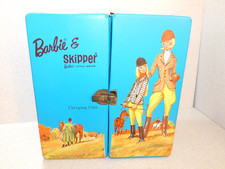 Barbie: NICE Vintage BLUE BARBIE  SKIPPER EQUESTRIAN TRUNK Case 